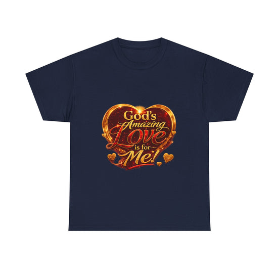 T-Shirt — "God's Amazing Love" Inspirational Motivational Tee