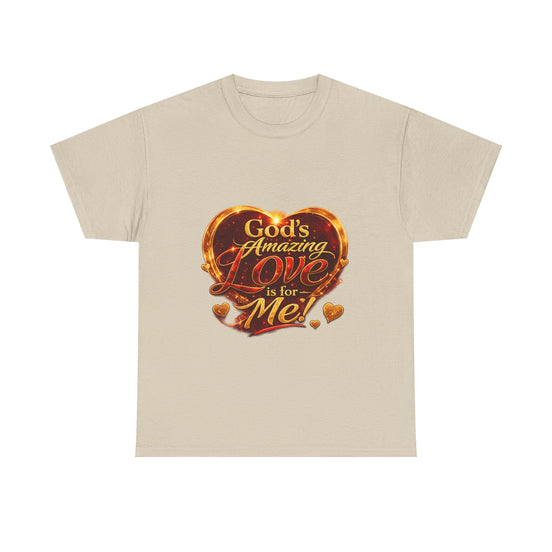 T-Shirt — "God's Amazing Love" Inspirational Motivational Tee