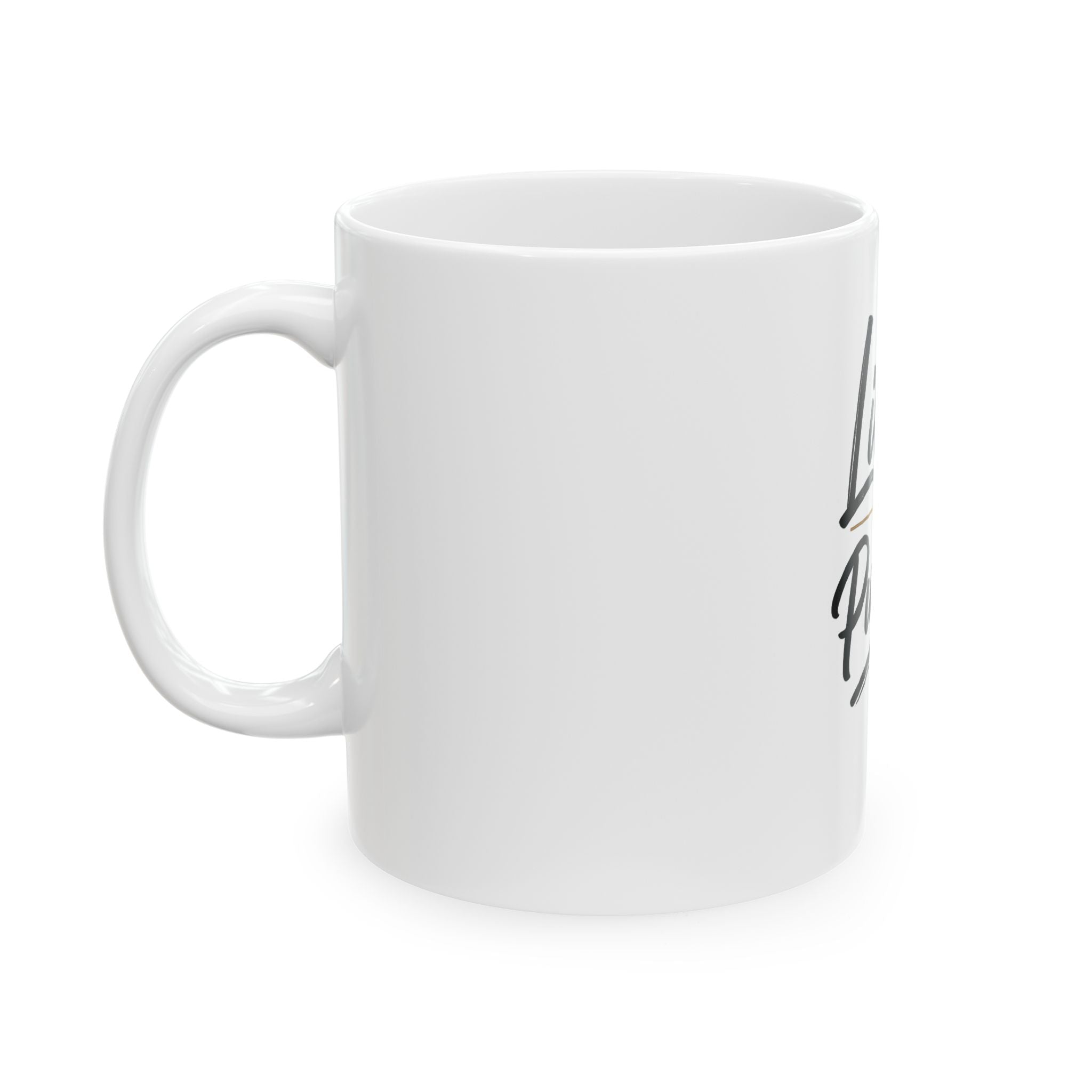 Living My Purpose Ceramic Mug — Inspirational Coffee Cup (11oz & 15oz)