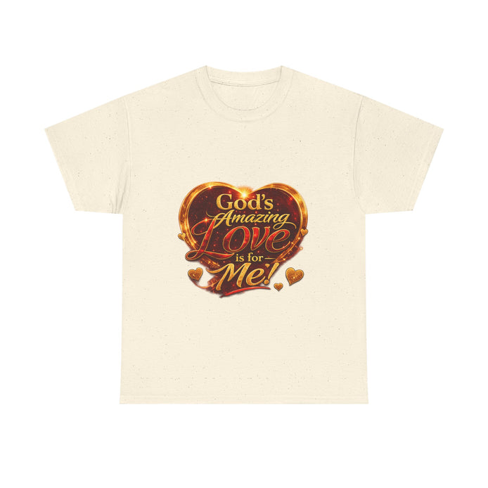 T-Shirt — "God's Amazing Love" Inspirational Motivational Tee