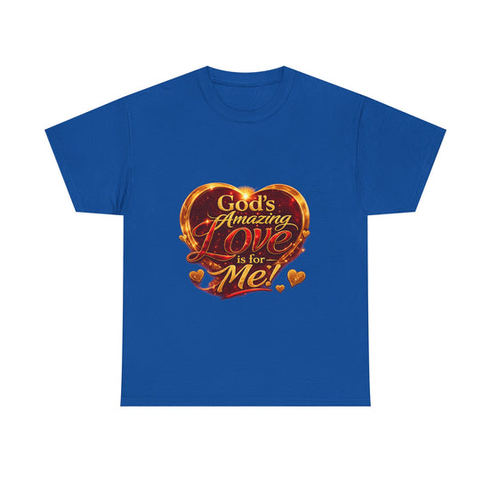 T-Shirt — "God's Amazing Love" Inspirational Motivational Tee