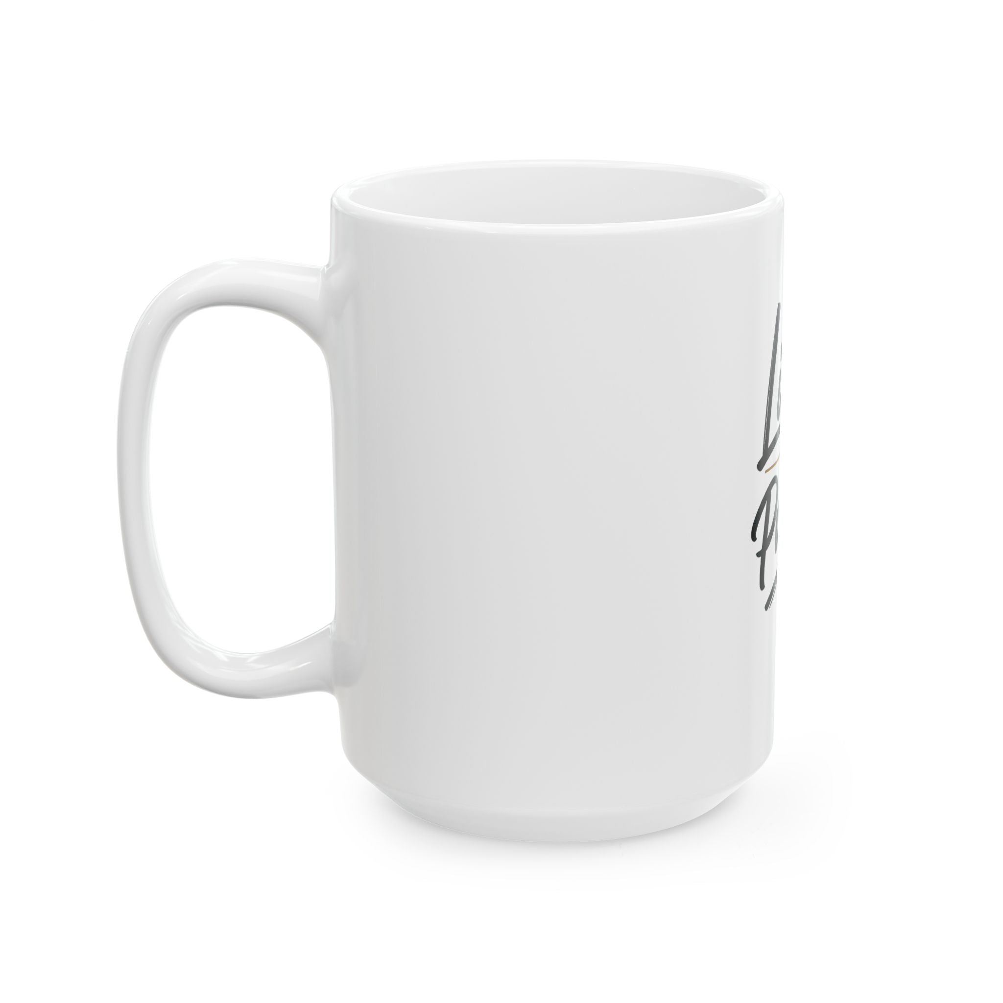 Living My Purpose Ceramic Mug — Inspirational Coffee Cup (11oz & 15oz)
